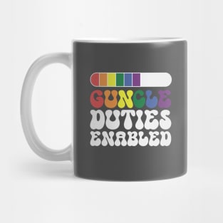 Rainbow Guncle Duties enabled – lgbt gay uncle Guncle's Day  humorous brother gift Mug